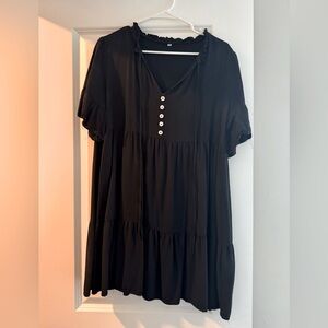 Black Cotton Dress